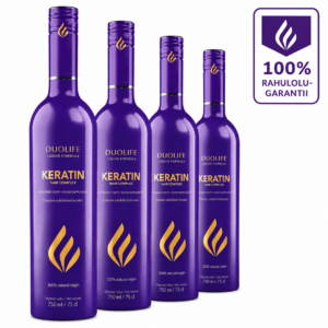 DUOLIFE Keratin Hair Complex 750 ml - 4 pudelit